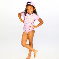 Kids Deux par Deux Flowers Swimsuit 2-6