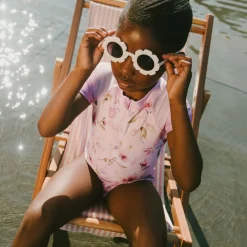 Kids Deux par Deux Flowers Swimsuit 2-6
