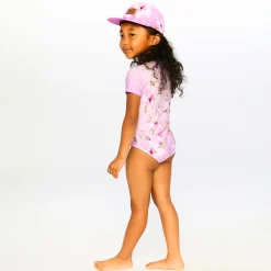 Kids Deux par Deux Flowers Swimsuit 2-6