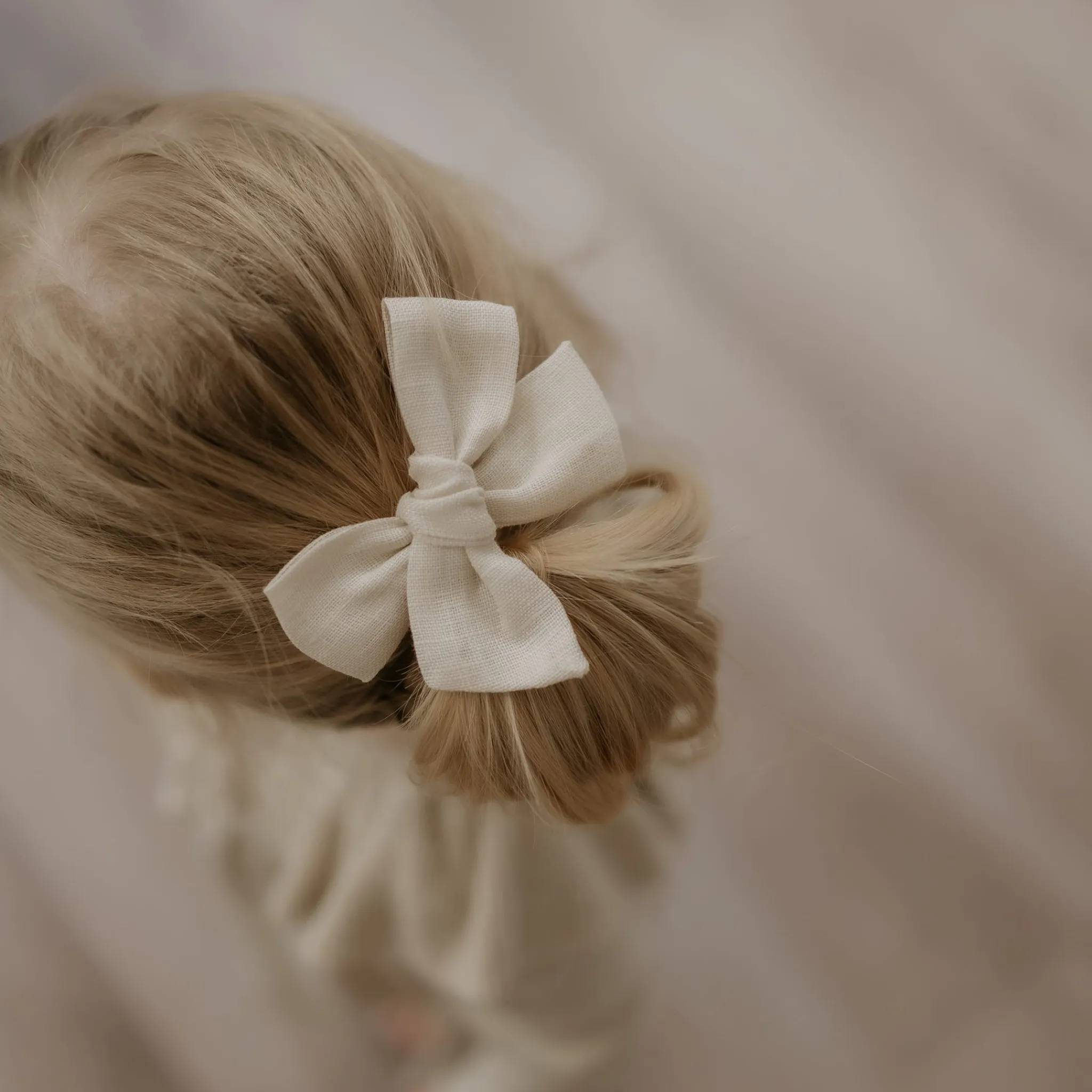 BOY Ananas co Fashion Accessories|Fashion Accessories>Linen Bow Clips (2)