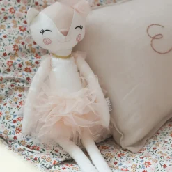 Bebe Confort Linen Cat Ballerina Dress