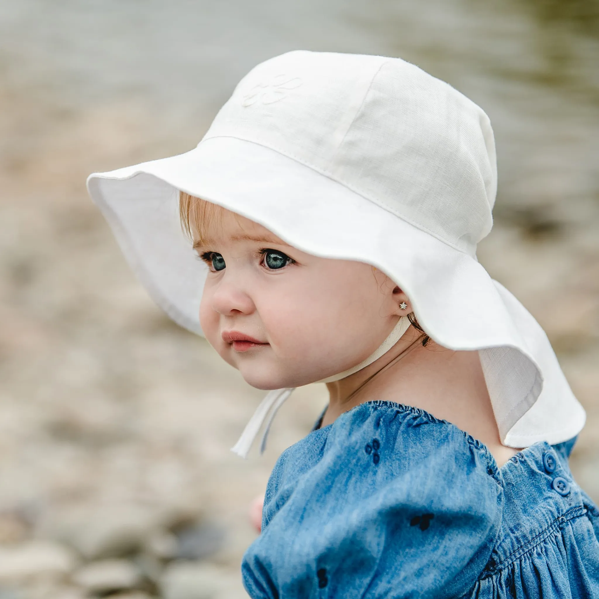 Calikids Hats And Caps>Linen Hat 0-18m