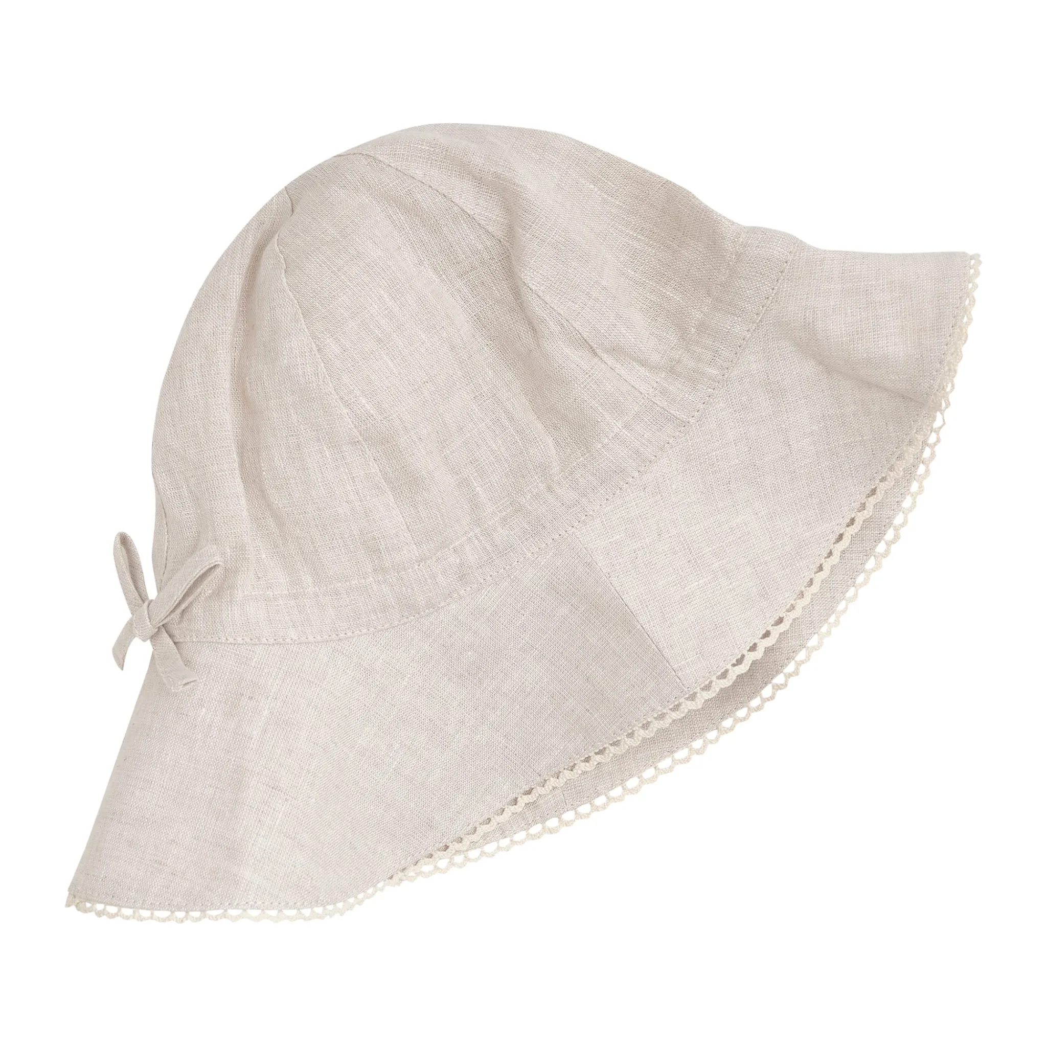 Kids Huttelihut Linen Summer Hat 2-8