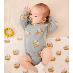 BOY Petit Lem Bodysuits>Lions 2 Pieces Long Sleeves Bodysuits Set 0-12m