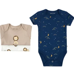 BOY Petit Lem Bodysuits>Lions 3pc Bodysuit Set 0-12m