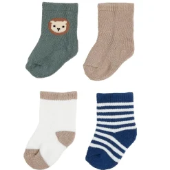 BOY Petit Lem Socks|Underwear & Socks>Lions 4pc Socks 0-12m