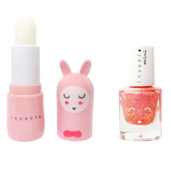 Kids Inuwet Body & Hair Care|Body & Hair Care>Lip Balm Nail Polish Duo -Pink