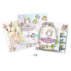 Kids Djeco Little Doors Colouring Sheets