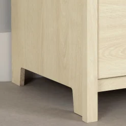 South Shore Little Smileys Changing Table with Removable Station - Bleached Oak