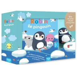 Auzou Baby 0-2 Years|Bath Toys>Livre De Bain Robin Le Pingouin