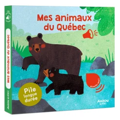 Auzou Livre Sonore Mes Animaux du Québec