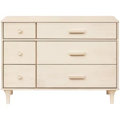 Babyletto Storage Furniture>Lolly 6-Drawer Double Dresser - Washed Natural