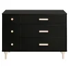 Babyletto Lolly 6-Drawer Double Dresser - Black / Washed Natural