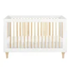 Babyletto Cribs & Mattresses|Cribs & Mattresses>Lolly 3-in-1 Convertible Crib with Toddler Bed Conversion - White / Natural