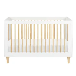 Babyletto Cribs & Mattresses|Cribs & Mattresses>Lolly 3-in-1 Convertible Crib with Toddler Bed Conversion - White / Natural