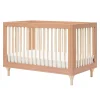 Babyletto Lolly 3-in-1 Convertible Crib with Toddler Bed Conversion - Canyon / Washed Natural