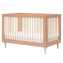 Babyletto Lolly 3-in-1 Convertible Crib with Toddler Bed Conversion - Canyon / Washed Natural