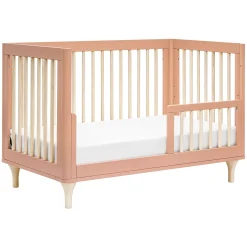 Babyletto Lolly 3-in-1 Convertible Crib with Toddler Bed Conversion - Canyon / Washed Natural