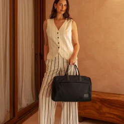 Lambert Handbags & Purses|Diaper Bags>London- Recycled Nylon Black Bag