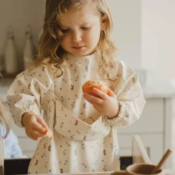 Kids Micasso Bibs|Breastfeeding>Long Sleeved Bib 2/4t Flowers