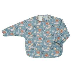 Kids Loulou Lollipop Long Sleeves Waterproof Bib - Jungle Forest