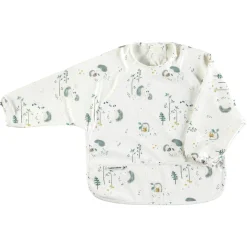 Kids Loulou Lollipop Breastfeeding|Bibs>Long Sleeves Waterproof Bib - Hedgehogs