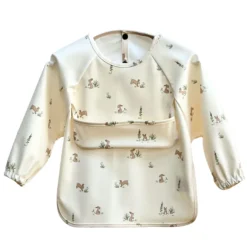Kids Bulle Long-Sleeved Bib - Bunny