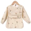 Kids Bulle Breastfeeding|Bibs>Long-Sleeved Bib - Clementine