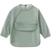 Kids Bulle Long-Sleeved Bib - Eucalyptus