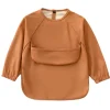 Kids Bulle Bibs|Breastfeeding>Long-Sleeved Bib - Rust