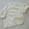 Kids Micasso Long-sleeved Bib with integrated pocket 6-24m - Breakfast