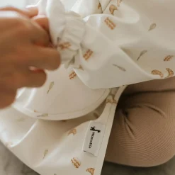 Kids Micasso Long-sleeved Bib with integrated pocket 6-24m - Breakfast