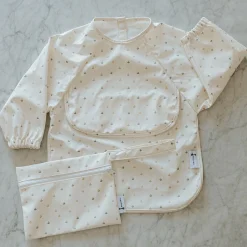 Kids Micasso Breastfeeding|Bibs>Long-sleeved Bib with integrated pocket 6-24m - Boat