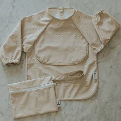 Kids Micasso Breastfeeding|Bibs>Long-sleeved Bib with integrated pocket 6-24m -Dogs