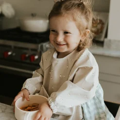 Kids Micasso Breastfeeding|Bibs>Long-sleeved Bib with integrated pocket 6-24m -Dogs
