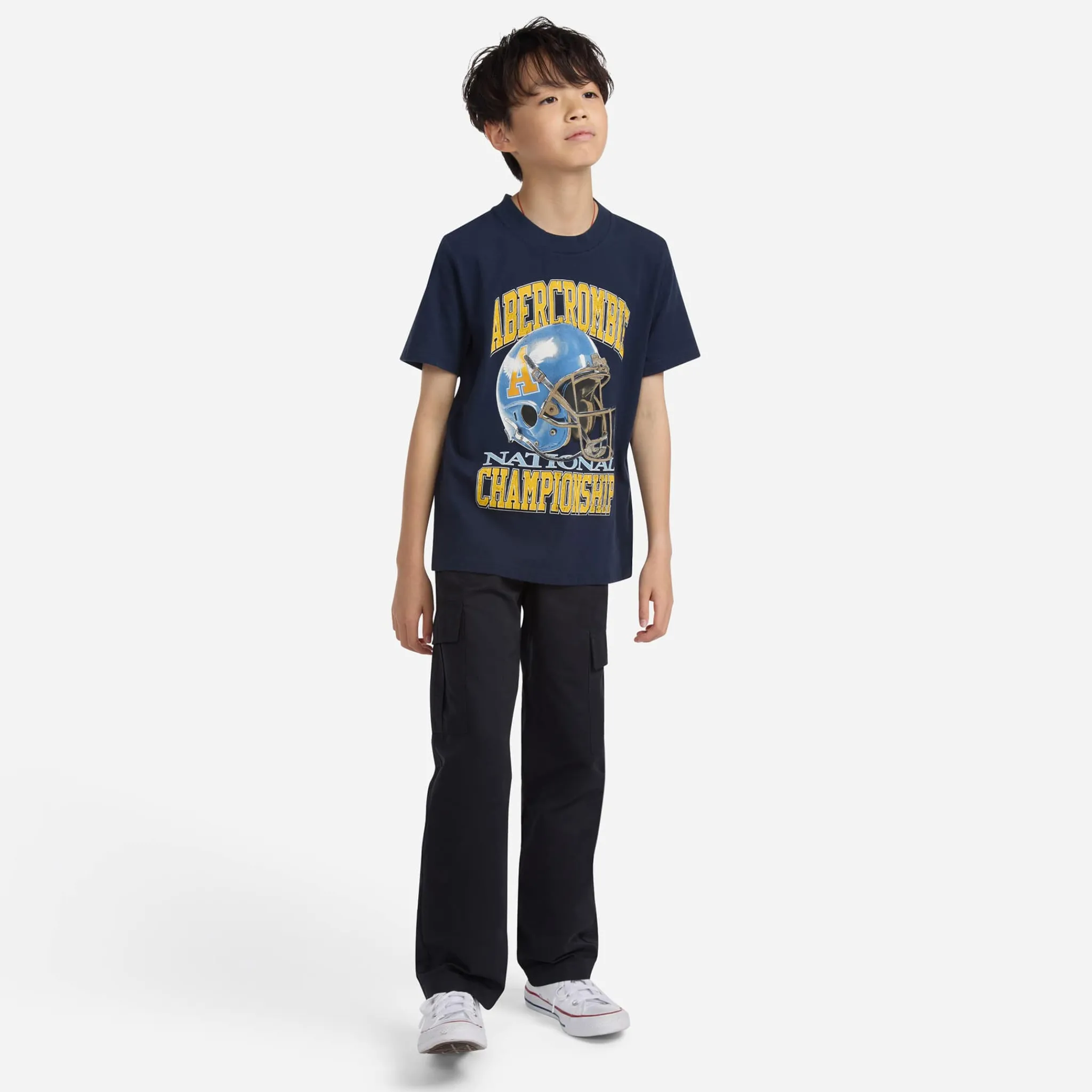 Kids/BOY Abercrombie Kids Pants & Jeans>Loose Clean Cargo Pants 5-18