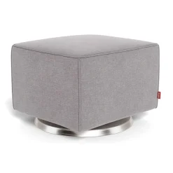 Monte Luca Ottoman - Pebble Grey / Steel