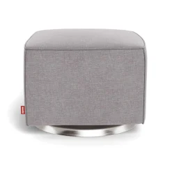 Monte Luca Ottoman - Pebble Grey / Steel