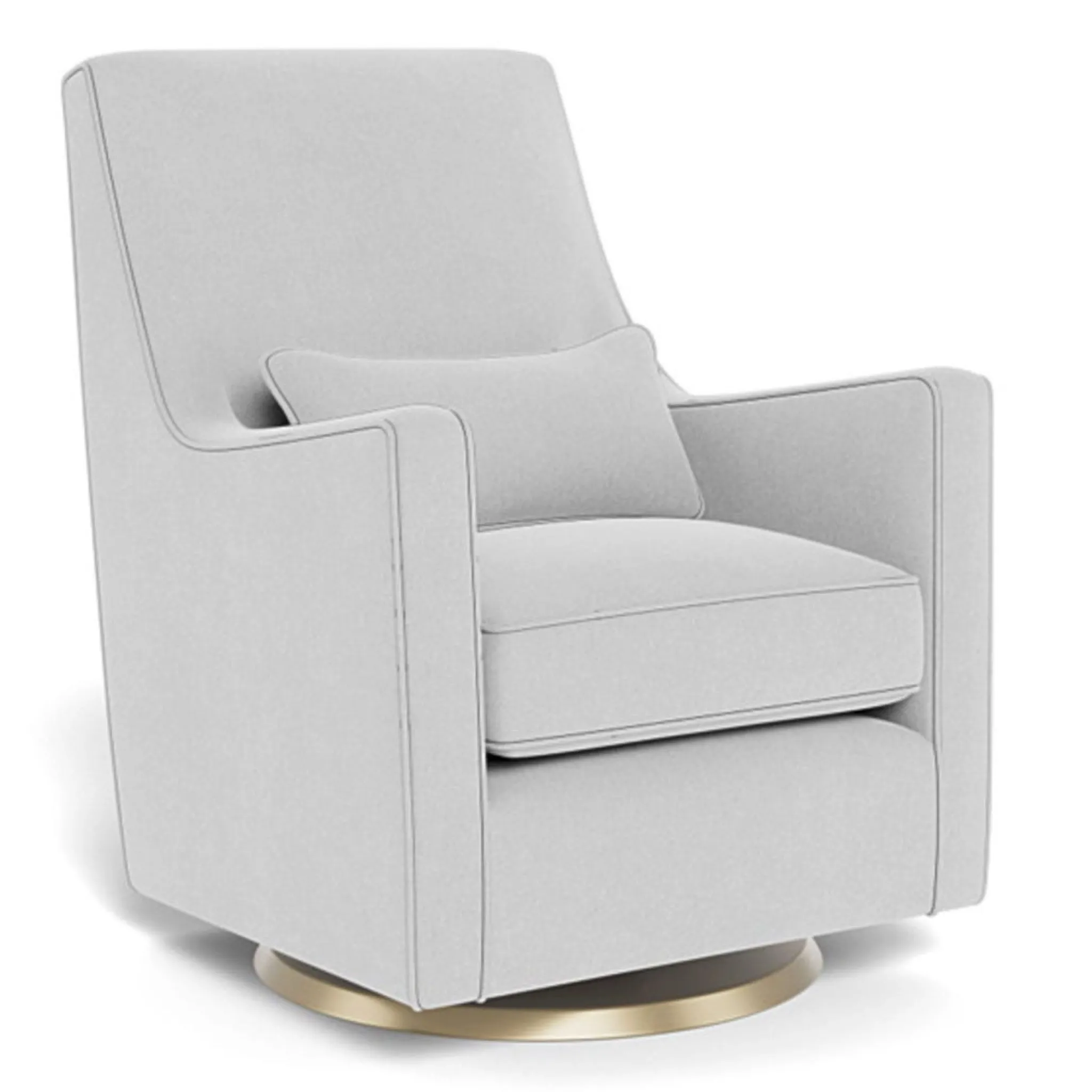 Monte Luca Rocking and Swivel Chair - Ash / Gold