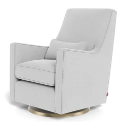 Monte Luca Rocking and Swivel Chair - Ash / Gold
