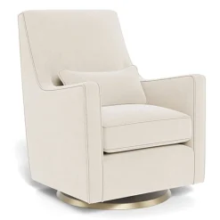 Monte Luca Rocking and Swivel Chair - Dune / Gold