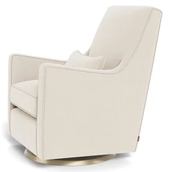 Monte Luca Rocking and Swivel Chair - Dune / Gold