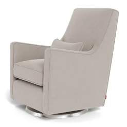 Monte Luca Rocking and Swivel Chair - Sand / Steel
