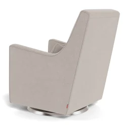 Monte Luca Rocking and Swivel Chair - Sand / Steel