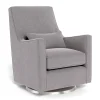 Monte Gliders & Rocking Chairs|Gliders & Rocking Chairs>Luca Rocking and Swivel Chair - Pebble Grey / Steel