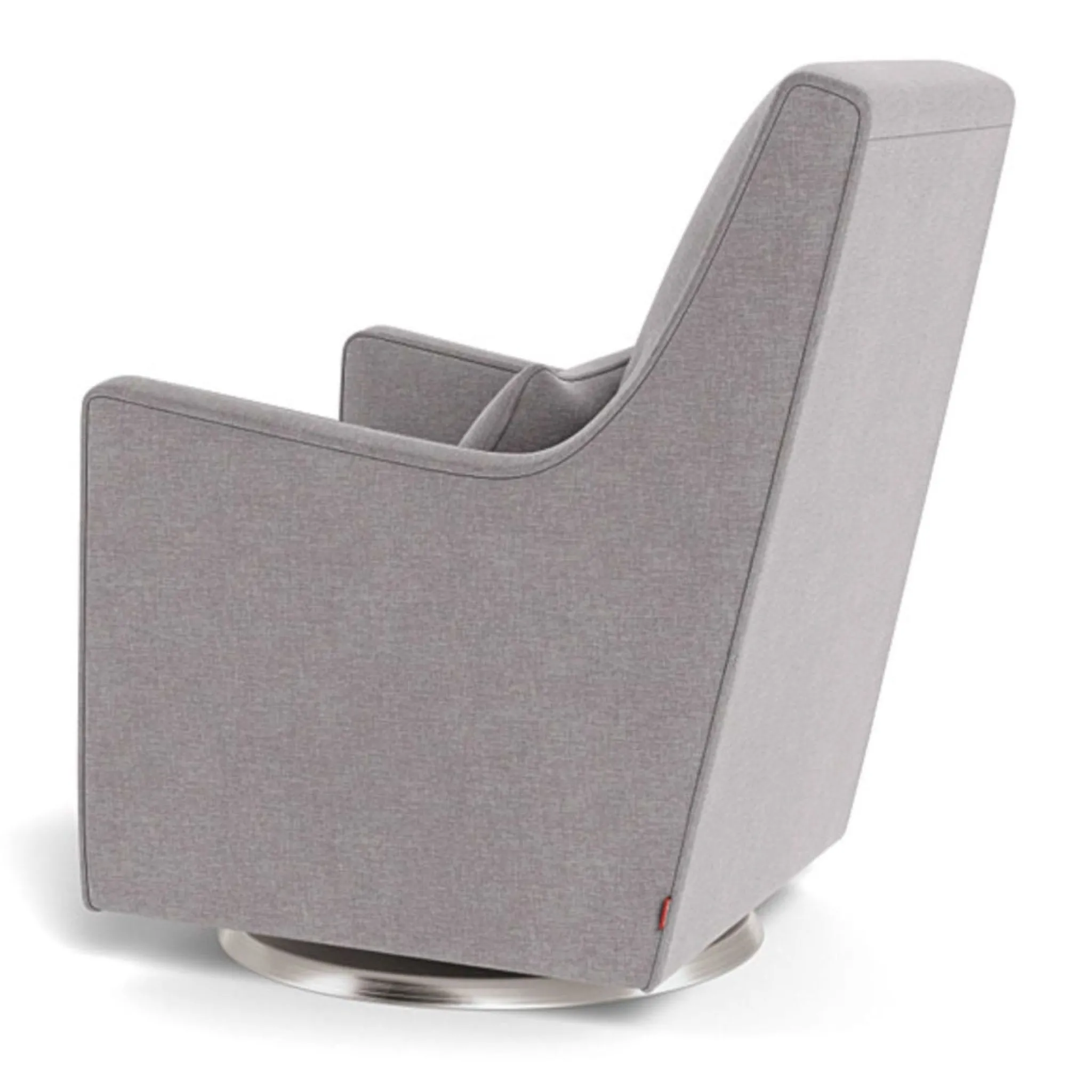 Monte Gliders & Rocking Chairs|Gliders & Rocking Chairs>Luca Rocking and Swivel Chair - Pebble Grey / Steel
