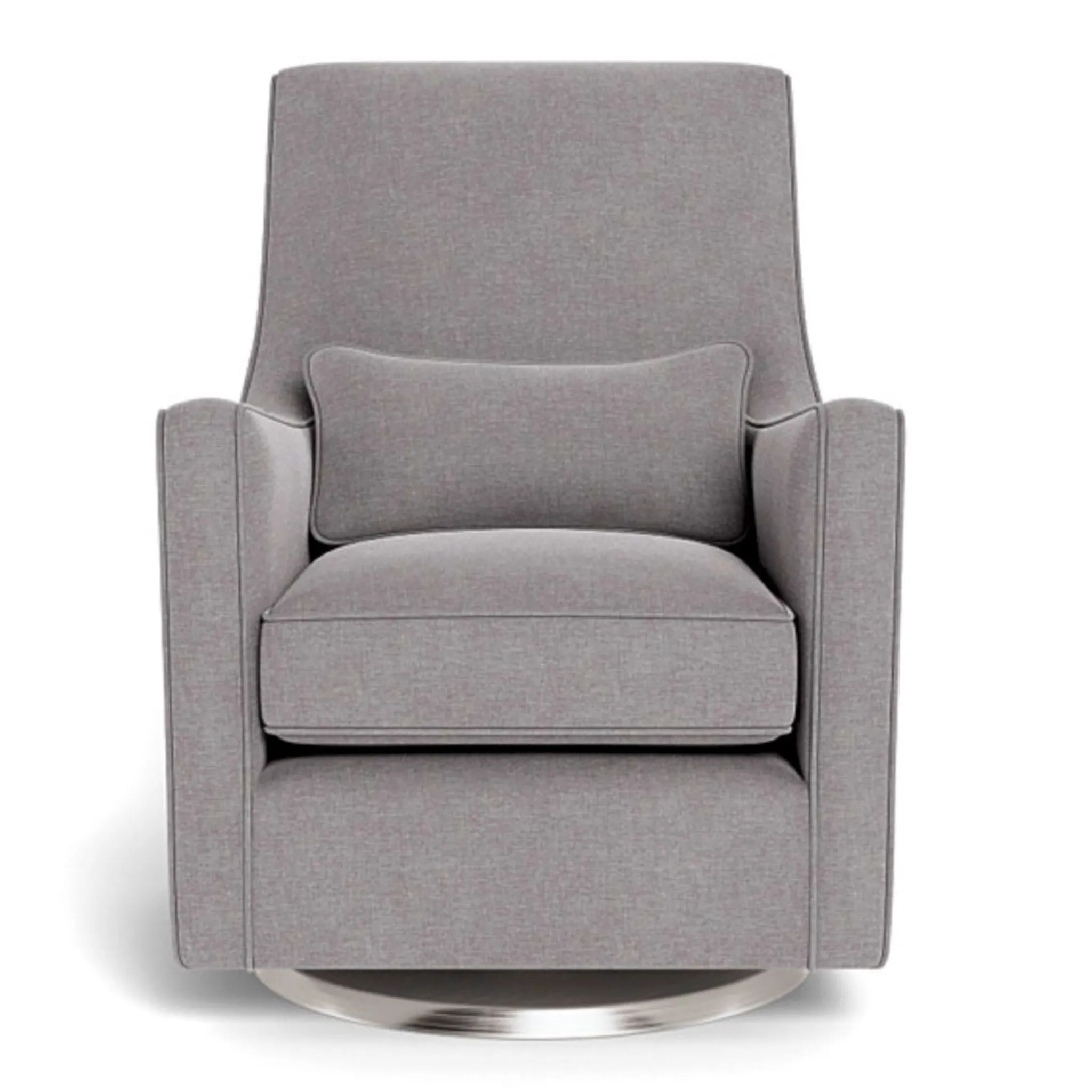 Monte Gliders & Rocking Chairs|Gliders & Rocking Chairs>Luca Rocking and Swivel Chair - Pebble Grey / Steel