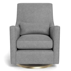 Monte Gliders & Rocking Chairs|Gliders & Rocking Chairs>Luca Rocking and Swivel Chair - Pepper Grey / Gold