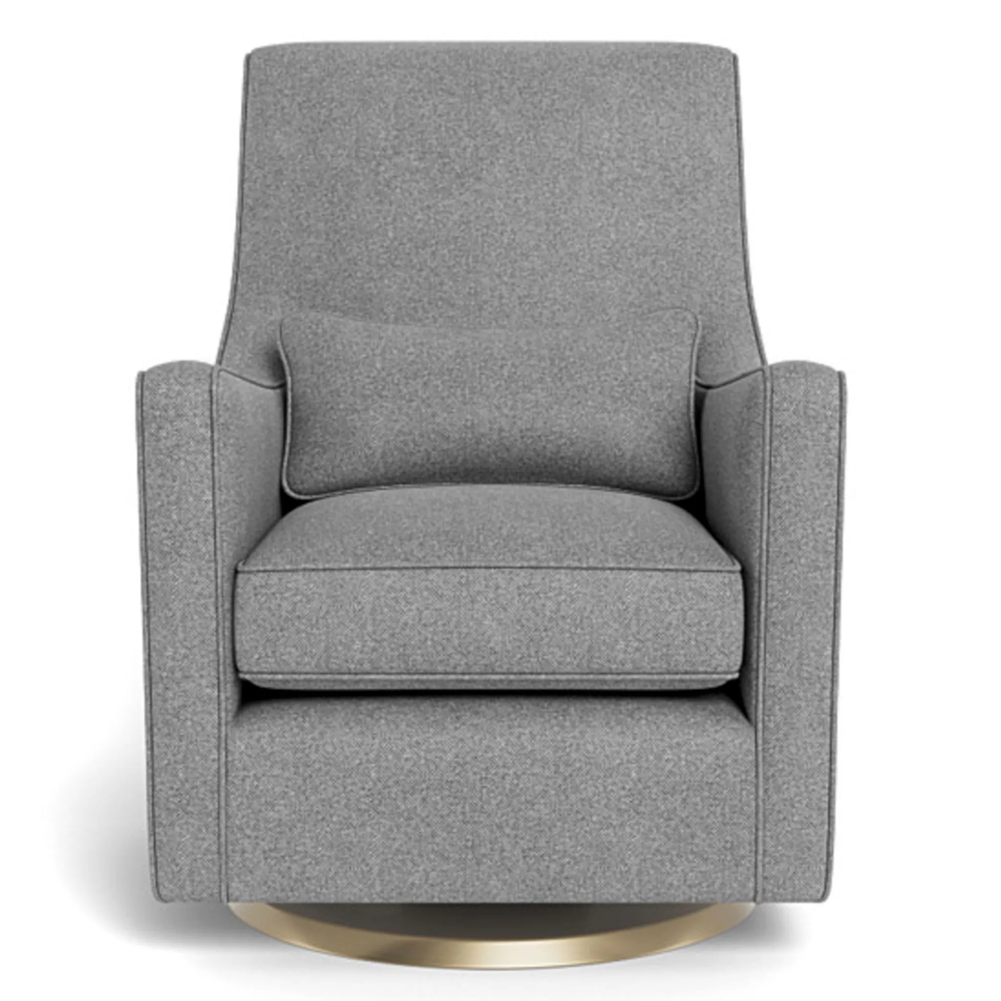 Monte Gliders & Rocking Chairs|Gliders & Rocking Chairs>Luca Rocking and Swivel Chair - Pepper Grey / Gold