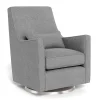 Monte Gliders & Rocking Chairs|Gliders & Rocking Chairs>Luca Rocking and Swivel Chair - Pepper Grey / Steel